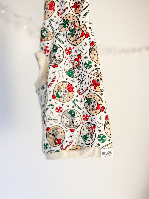 Boston's Christmas Sweater - Sleeveless Crop